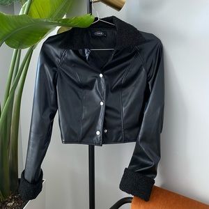 Faux Leather Jacket